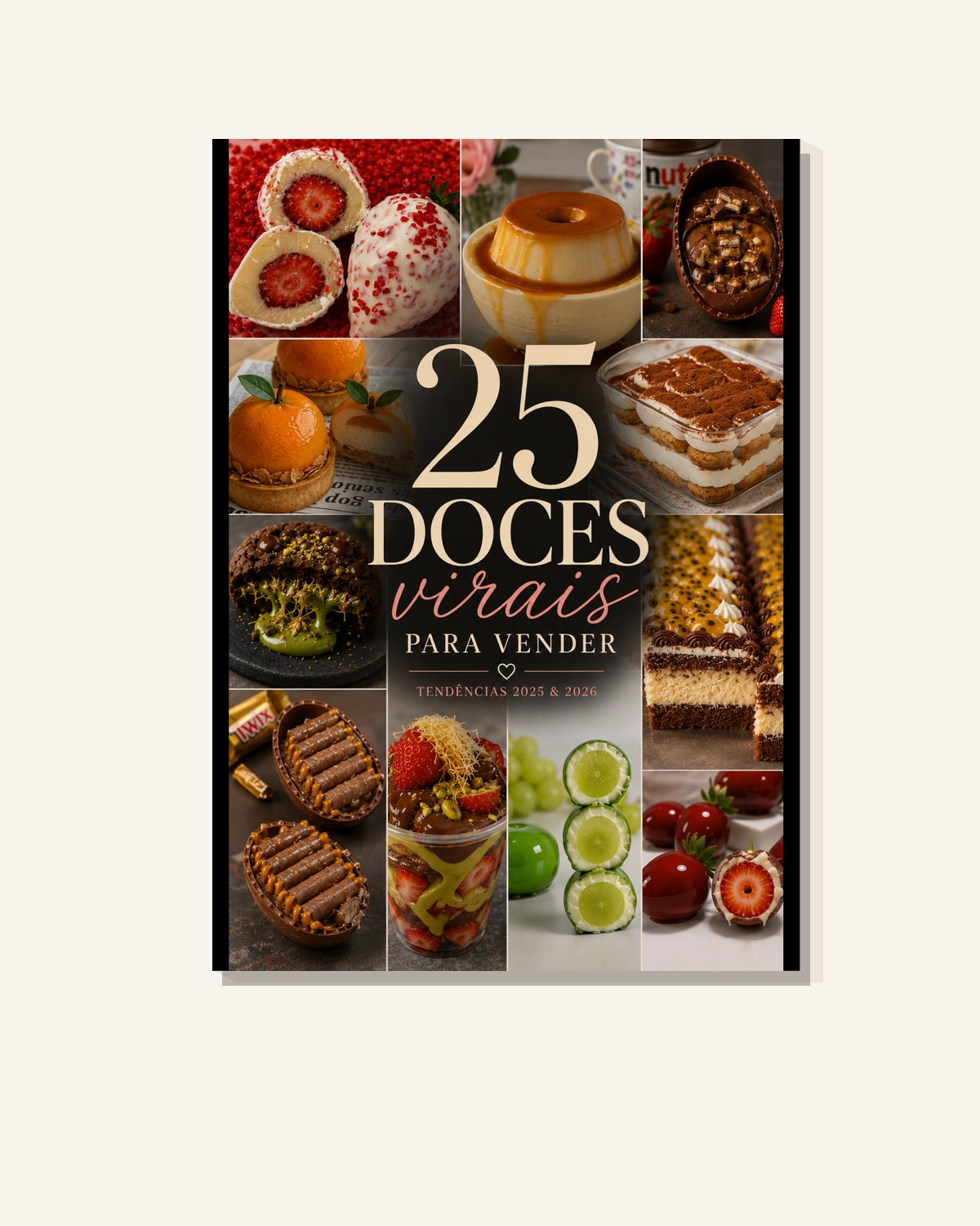 Capa do ebook 25 Doces Virais para Vender